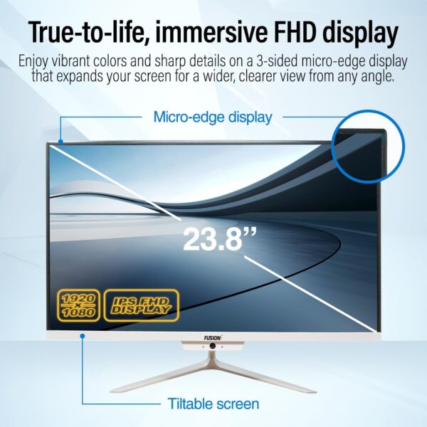 23.8" Full HD All-in-One Desktop Computer - Image 5
