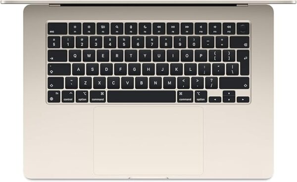 Apple 2024 MacBook Air (15-inch, Apple M3 chip with 8‑core CPU and 10‑core GPU, 16GB Unified Memory, 256GB) - Starlight - Image 5
