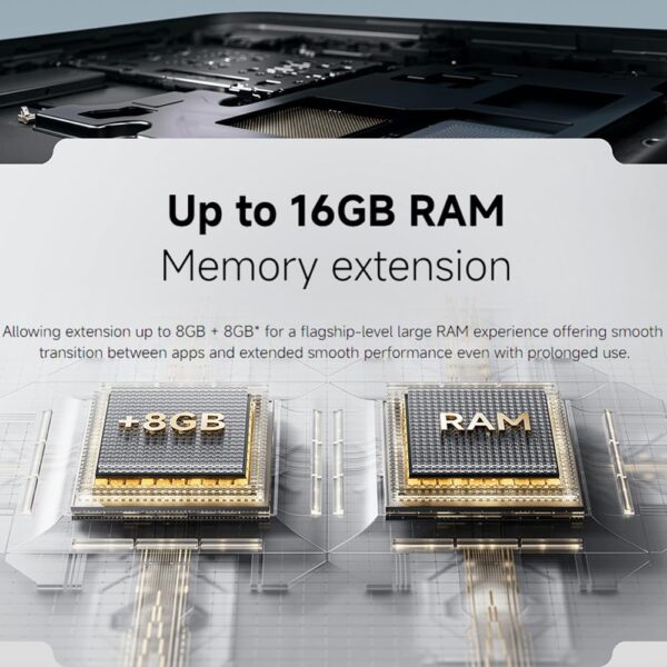 Xiaomi POCO c75 Mobile, Gold (8GB Ram+256GB) | Mediatek Helio G81 octacore processor | 6.88" 120Hz display | 50MP AI Dual Camera + 13MP Front camera - Image 3