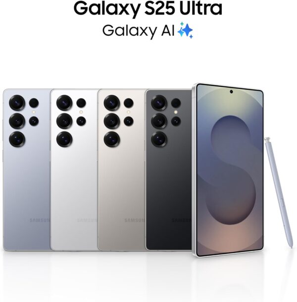 Samsung Galaxy S25 Ultra AI Phone, 512GB Storage, 12GB RAM, Titanium Gray, Android Smartphone, 200MP Camera, S Pen, Long Battery Life (UAE Version) - Image 3