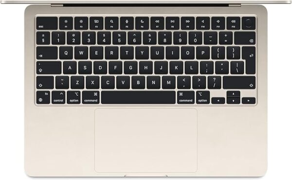 Apple 2024 MacBook Air (13-inch, Apple M3 chip with 8‑core CPU and 8‑core GPU, 16GB Unified Memory, 256GB) - Starlight - Image 4