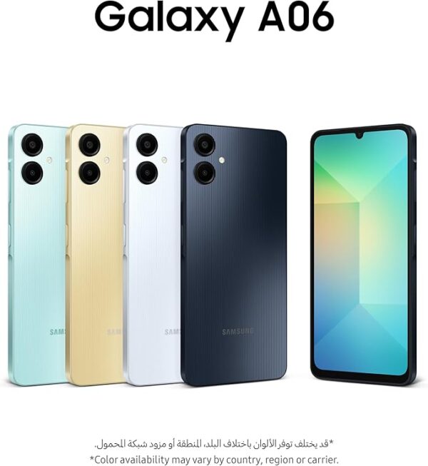 Samsung Galaxy A06 LTE, Android Smartphone, Dual SIM Mobile Phone, 4GB RAM, 64GB Storage, Black (UAE Version) - Image 5
